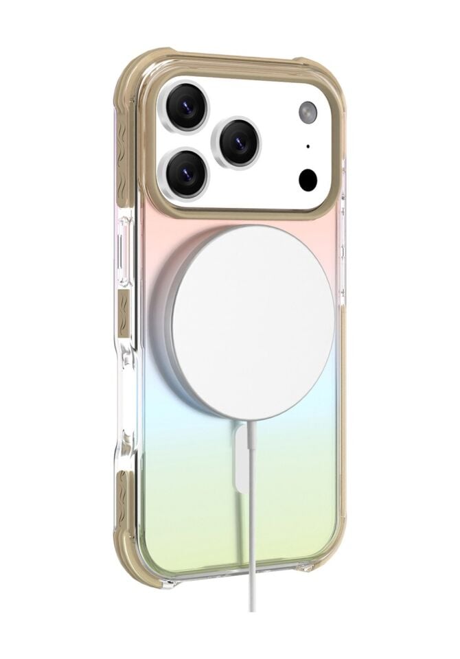Buff Apple Uyumlu iPhone 17 Pro Magsafe Radiant X Kılıf Gold Altın