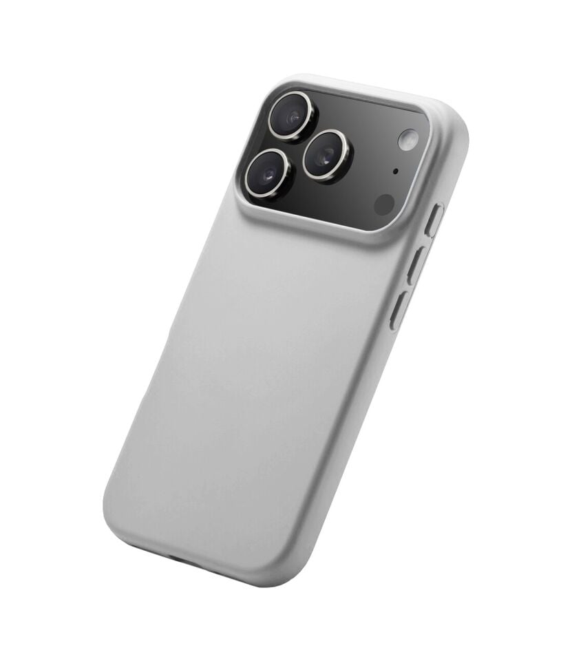 Buff Apple Uyumlu iPhone 17 Pro Magsafe Rubber Fit Silikon Kılıf Gri Gri