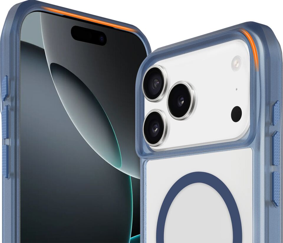 Buff Apple Uyumlu iPhone 17 Pro Max Magsafe Octa Shield Kılıf Mavi Mavi