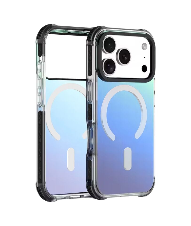 Buff Apple Uyumlu iPhone 17 Pro Max Magsafe Radiant X Kılıf Siyah Siyah