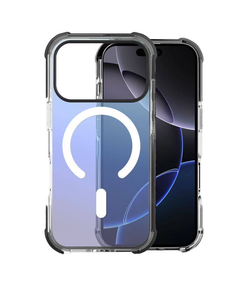 Buff Apple Uyumlu iPhone 17 Pro Max Magsafe Radiant X Kılıf Siyah Siyah