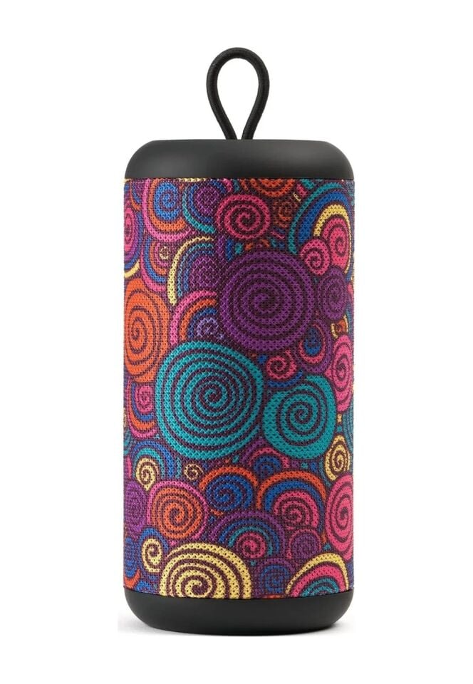 Cellularline Music Sound Vertical Daire Desenli Bluetooth Hoparlör Çok Renkli