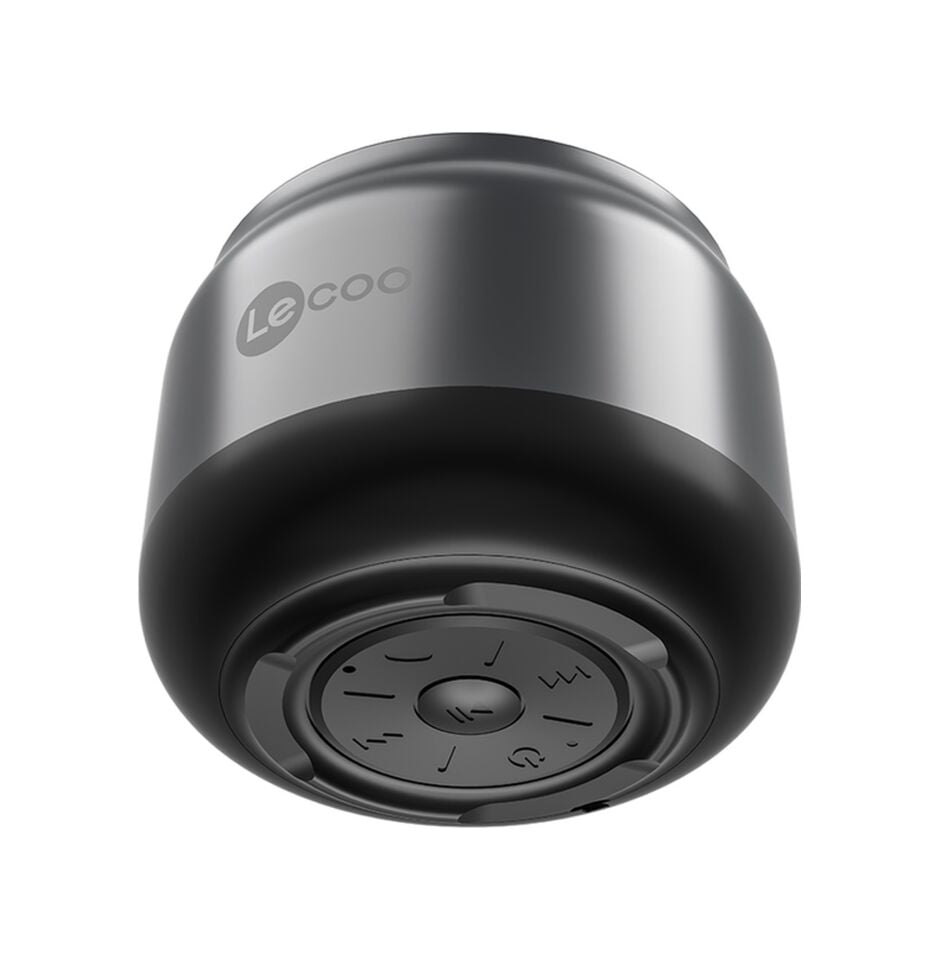 Lecoo DS106 Kablosuz Bluetooth 5.0 3W Taşınabilir Ses Bombası Stereo Hoparlör Siyah