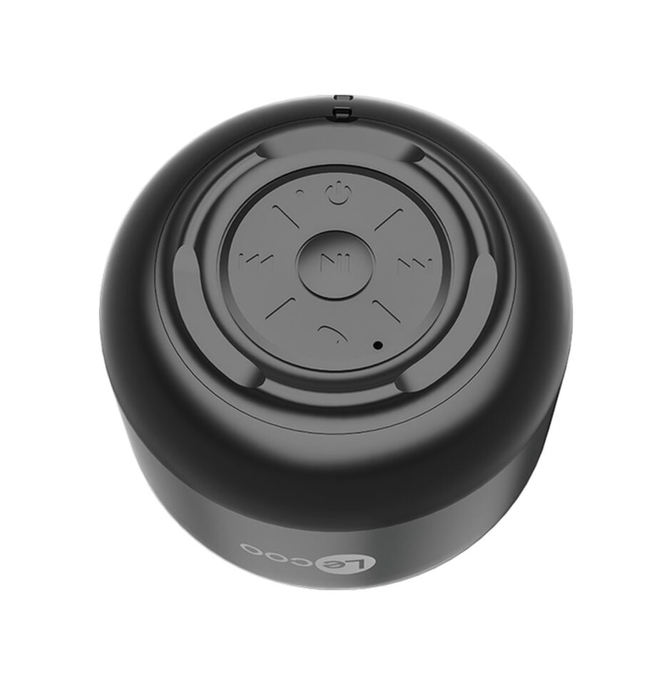 Lecoo DS106 Kablosuz Bluetooth 5.0 3W Taşınabilir Ses Bombası Stereo Hoparlör Siyah