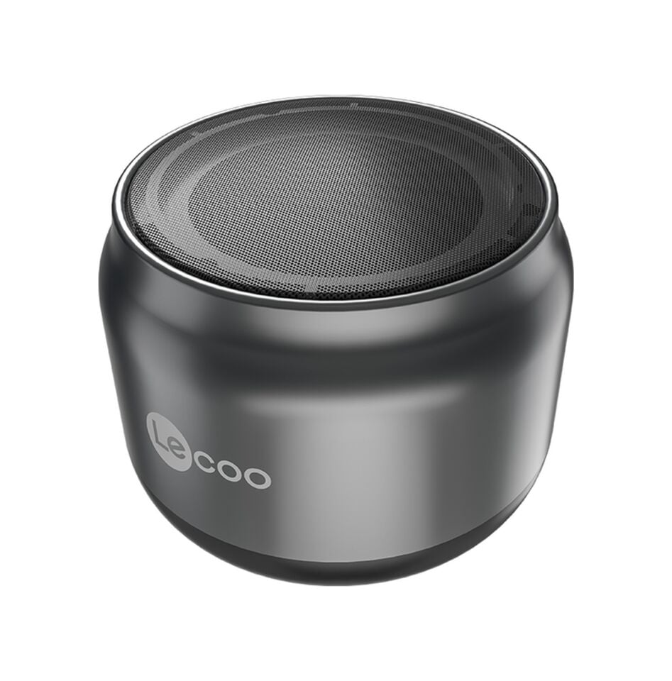 Lecoo DS106 Kablosuz Bluetooth 5.0 3W Taşınabilir Ses Bombası Stereo Hoparlör Siyah