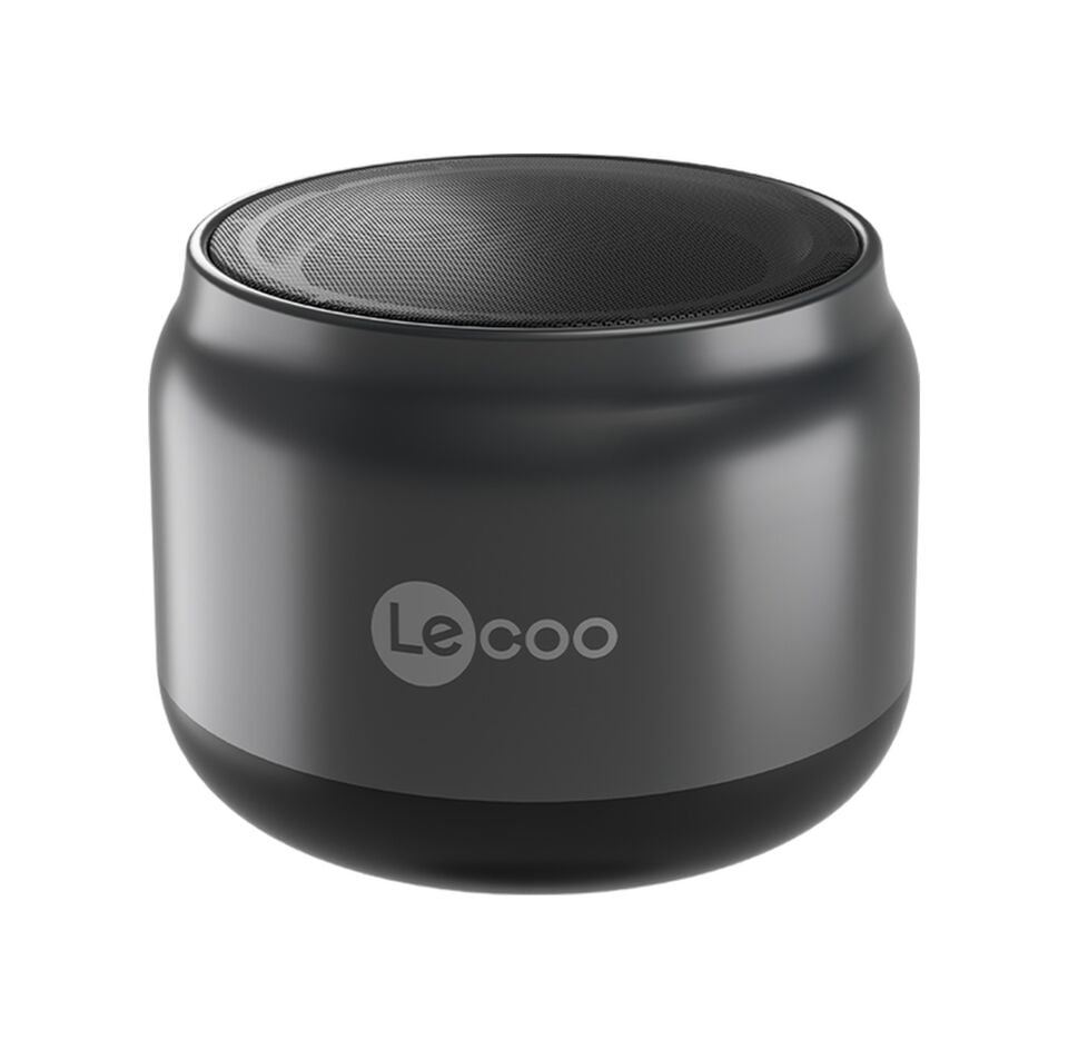 Lecoo DS106 Kablosuz Bluetooth 5.0 3W Taşınabilir Ses Bombası Stereo Hoparlör Siyah