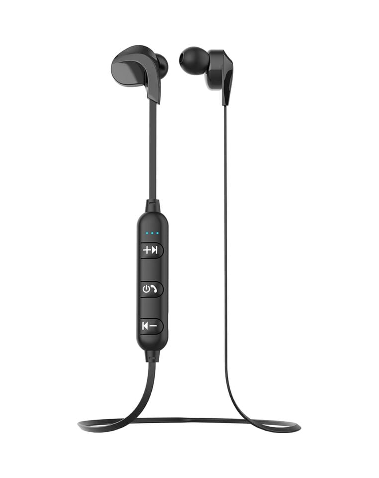 Lecoo ES204 Boyun Bantlı Kablosuz Bluetooth 5.0 Mikrofonlu Kulak İçi Kulaklık Siyah