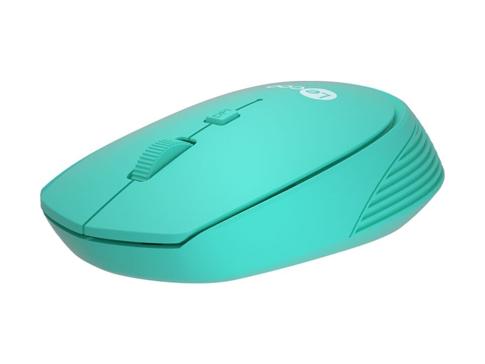 Lecoo WS202 Kablosuz 1200DPI 4 Tuşlu Optik Mouse Turkuaz