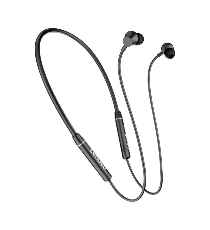 Lenovo QE03 Bluetooth Manyetik Spor Kulak İçi Kulaklık Siyah