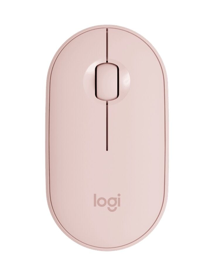 Logitech M350 Pebble İnce Kablosuz Bluetooth Optik Mouse Pembe