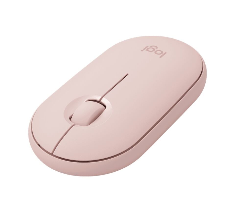 Logitech M350 Pebble İnce Kablosuz Bluetooth Optik Mouse Pembe