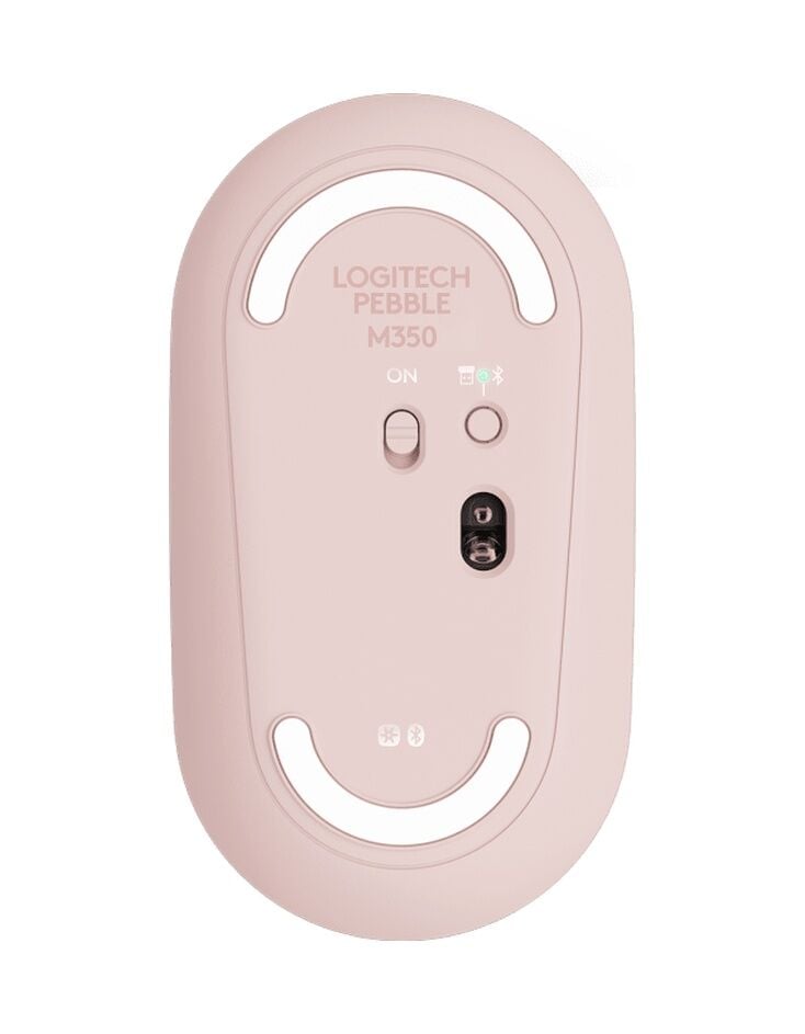 Logitech M350 Pebble İnce Kablosuz Bluetooth Optik Mouse Pembe