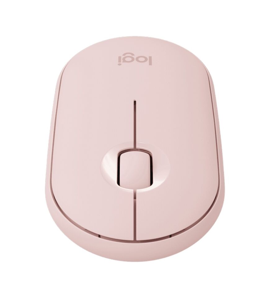 Logitech M350 Pebble İnce Kablosuz Bluetooth Optik Mouse Pembe