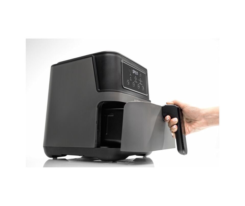 Luxell LXAF-01 Fast Fryer XXL Yağsız Hava Fritözü Gri - Siyah