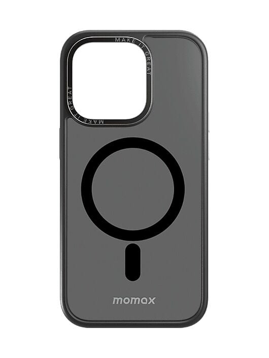 Momax CPAP22MD Apple Uyumlu iPhone 14 Pro Magsafe Hybrid Telefon Kılıfı Siyah