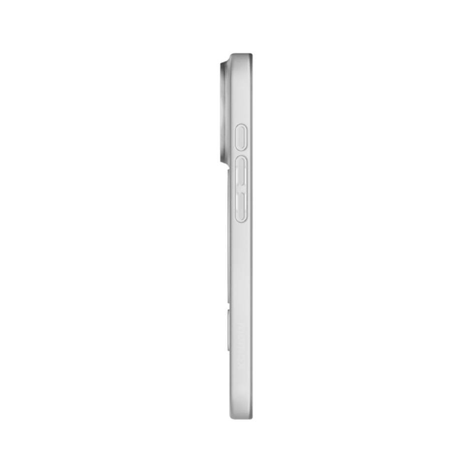 Momax Lite CaseForm Apple Uyumlu iPhone 16 Pro Max E74 Magsafe Kılıf Transparan Beyaz Beyaz