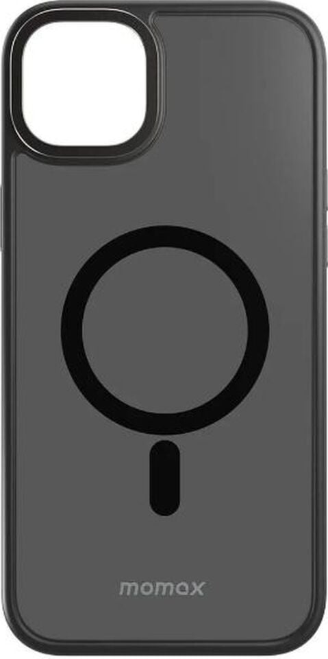 Momax Mag Safe Hybrid Apple Uyumlu iPhone 14 Pro Max Kılıf Siyah Slikon Kılıf