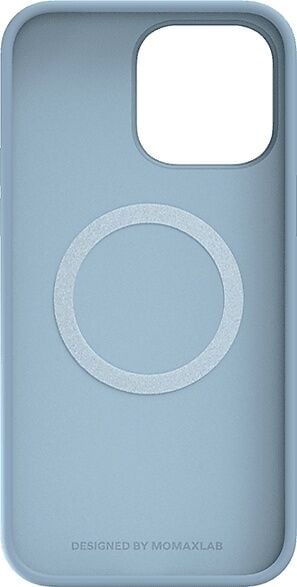 Momax Msap22xlb Apple Uyumlu iPhone 14 Pro Max Magsafe Silikon Mavi Mavi Sadece Kılıf