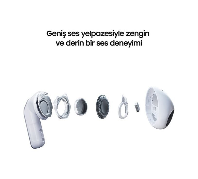 Samsung Galaxy Buds4 (ANC) Bluetooth 6.1 Kulak İçi Kulaklık Beyaz