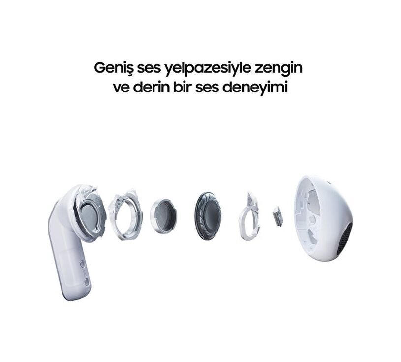 Samsung Galaxy Buds4 (ANC) Bluetooth 6.1 Kulak İçi Kulaklık Beyaz