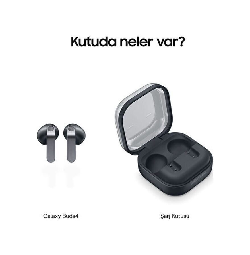 Samsung Galaxy Buds4 (ANC) Bluetooth 6.1 Kulak İçi Kulaklık Siyah