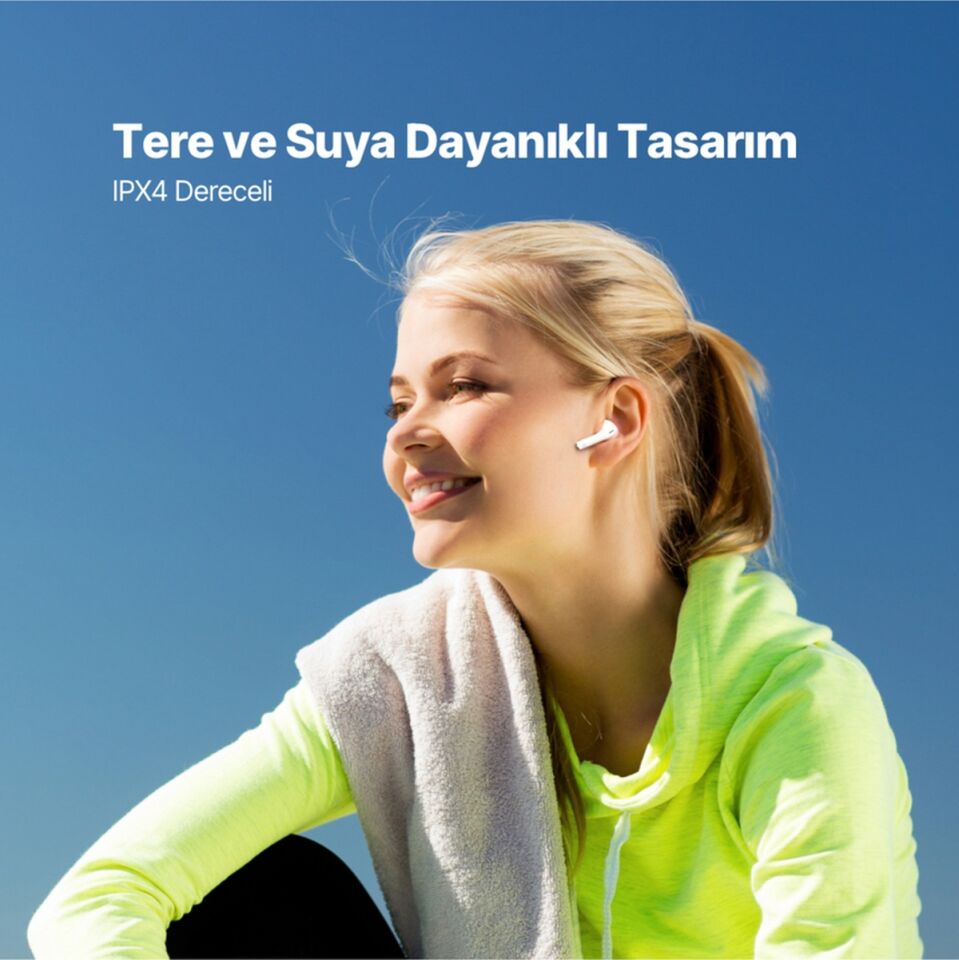 Ttec AirBeat 2KM155  Pro Lite ANC Gerçek Kablosuz TWS Bluetooth Kulaklık Beyaz