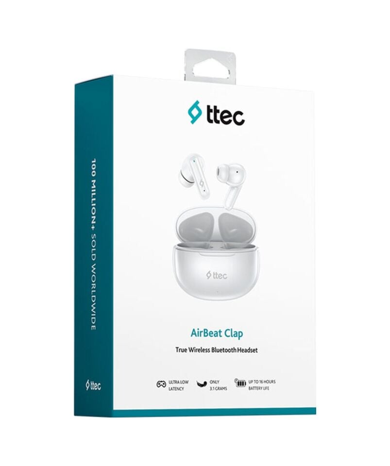 Ttec AirBeat 2KM160  Clap Gerçek Kablosuz TWS Bluetooth Kulaklık Beyaz