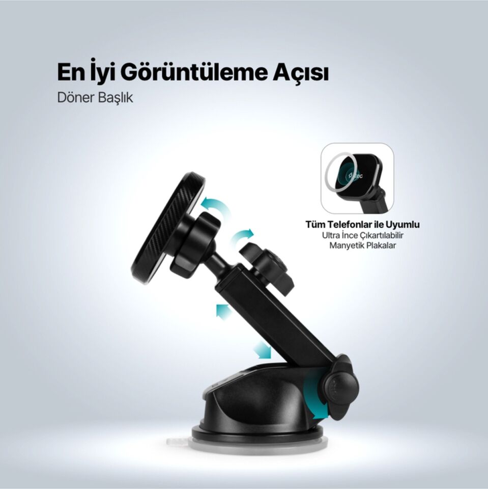 Ttec EasyDrive Flex 2TT35 M MagSafe Uyumlu Araç içi Telefon Tutucu