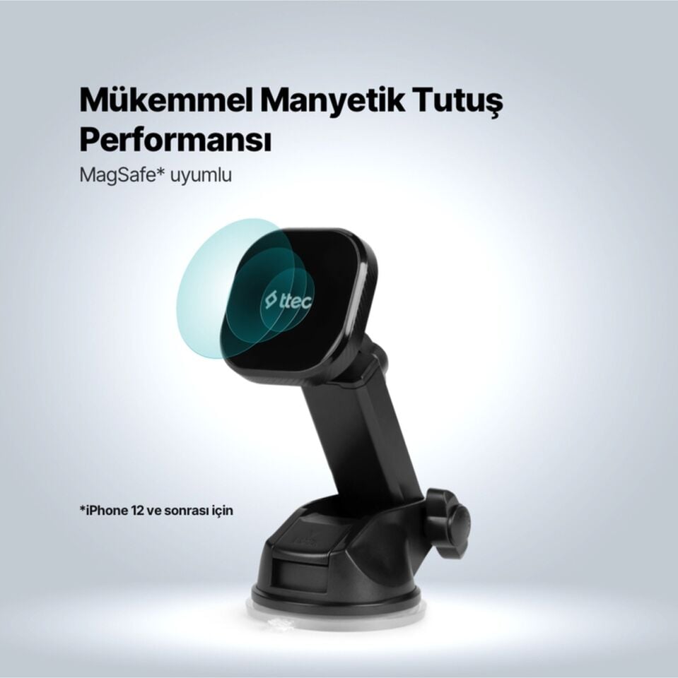 Ttec EasyDrive Flex 2TT35 M MagSafe Uyumlu Araç içi Telefon Tutucu