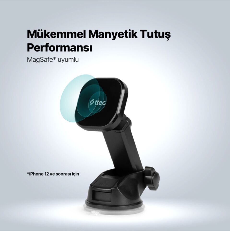 Ttec EasyDrive Flex 2TT35 M MagSafe Uyumlu Araç içi Telefon Tutucu