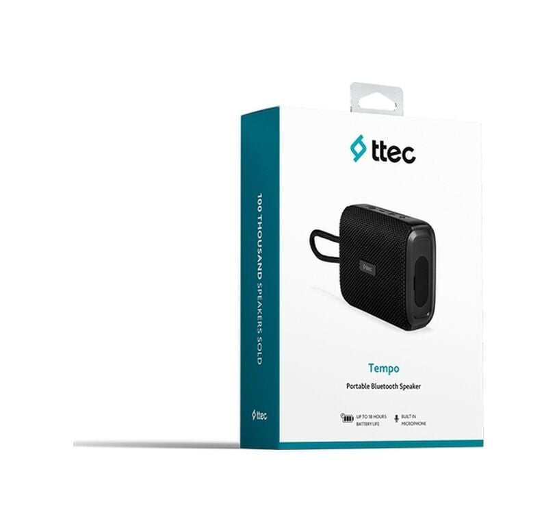 Ttec Tempo Taşınabilir Bluetooth Hoparlör Siyah